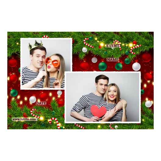 Ozdoby świąteczne + kwiaty i bombki + 403 biały z tekstem Ozdoby świąteczne + kwiaty i bombki + 403 biały z tekstem