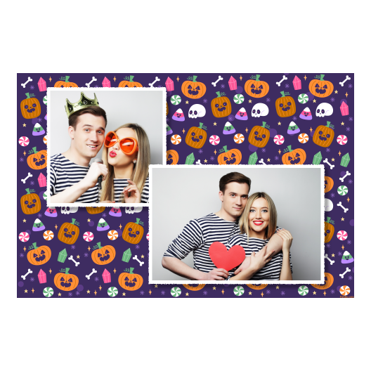 Halloweenowa dynia + kolaż + 403 biały Halloweenowa dynia + kolaż + 403 biały