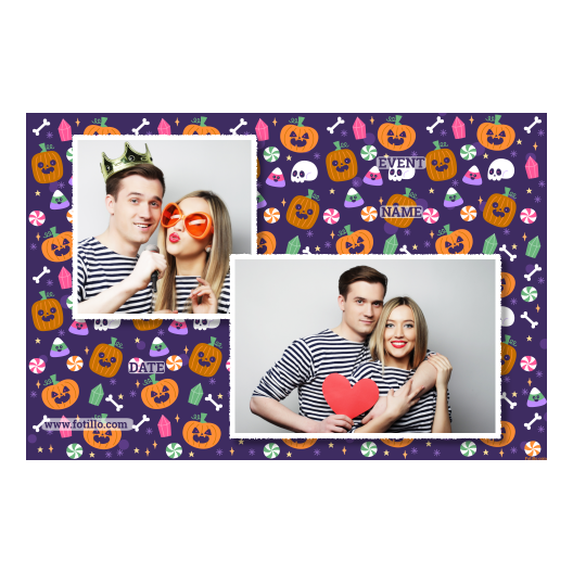 Halloweenowa dynia + kolaż + 403 biały z tekstem Halloweenowa dynia + kolaż + 403 biały z tekstem