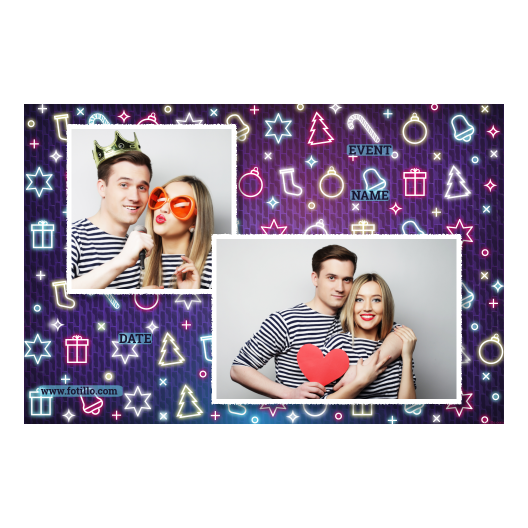 Przyjęcie sylwestrowe + Prezenty, dzwonki, choinka + 403 biały z tekstem Przyjęcie sylwestrowe + Prezenty, dzwonki, choinka + 403 biały z tekstem