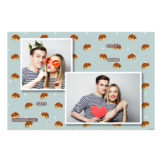 Dzień Budyniu + serca i słodycze + 403 biały z tekstem Dzień Budyniu + serca i słodycze + 403 biały z tekstem