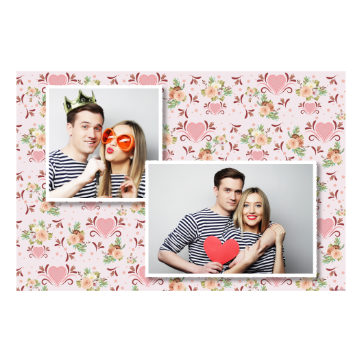 Wesele + kwiaty i serca + 403 biały