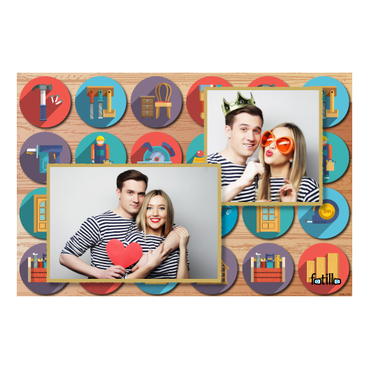 Carpenter's Day + collage + 404 gold Carpenter's Day + collage + 404 gold