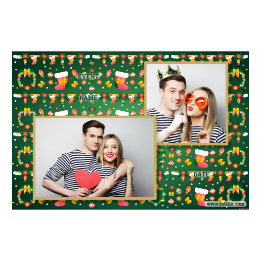 Boże Narodzenie + kwiaty i bombki + 404 złoty z tekstem Boże Narodzenie + kwiaty i bombki + 404 złoty z tekstem