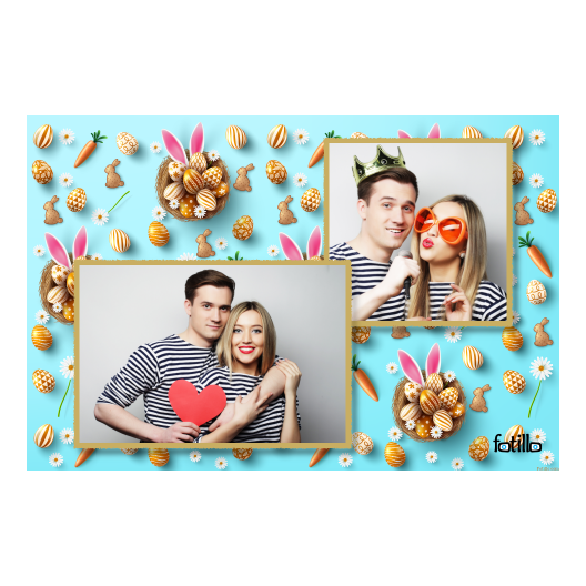 Easter Bunny + easter eggs + 404 gold Easter Bunny + easter eggs + 404 gold