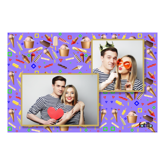 Dzień Lodów + kolaż + 404 złoty Dzień Lodów + kolaż + 404 złoty