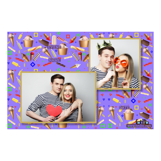 Dzień Lodów + kolaż + 404 złoty z tekstem Dzień Lodów + kolaż + 404 złoty z tekstem