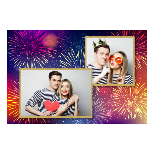 Tło sylwestrowe + fajerwerki + 404 złoty Tło sylwestrowe + fajerwerki + 404 złoty