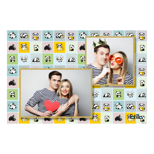 Panda's Day + collage + 404 gold Panda's Day + collage + 404 gold