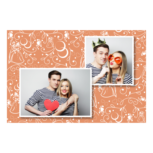 Wedding Photo + hearts + 404 white