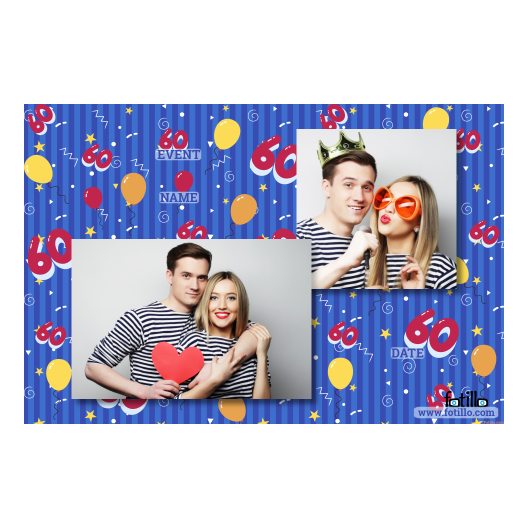 Sześćdziesiątka + balony + 404 brak ramki z tekstem Sześćdziesiątka + balony + 404 brak ramki z tekstem