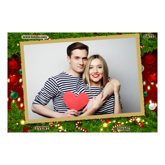 Ozdoby świąteczne + kwiaty i bombki + 405 złoty z tekstem Ozdoby świąteczne + kwiaty i bombki + 405 złoty z tekstem