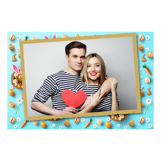 Easter Bunny + easter eggs + 405 gold Easter Bunny + easter eggs + 405 gold