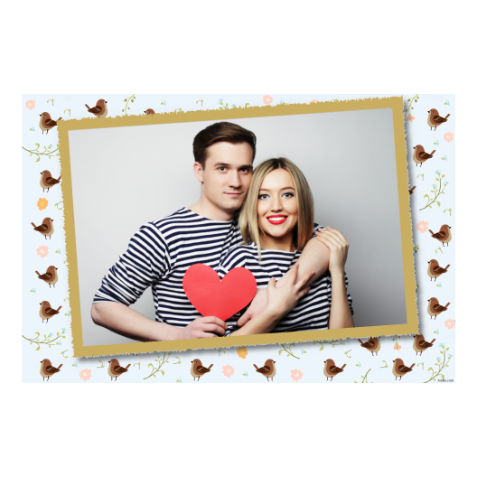 Sparrow Day + flowers + 405 gold Sparrow Day + flowers + 405 gold