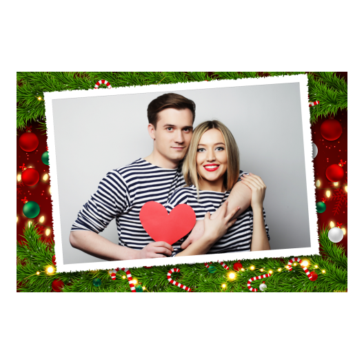 Ozdoby świąteczne + kwiaty i bombki + 405 biały Ozdoby świąteczne + kwiaty i bombki + 405 biały