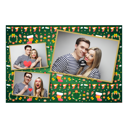 Boże Narodzenie + kwiaty i bombki + 406 złoty Boże Narodzenie + kwiaty i bombki + 406 złoty