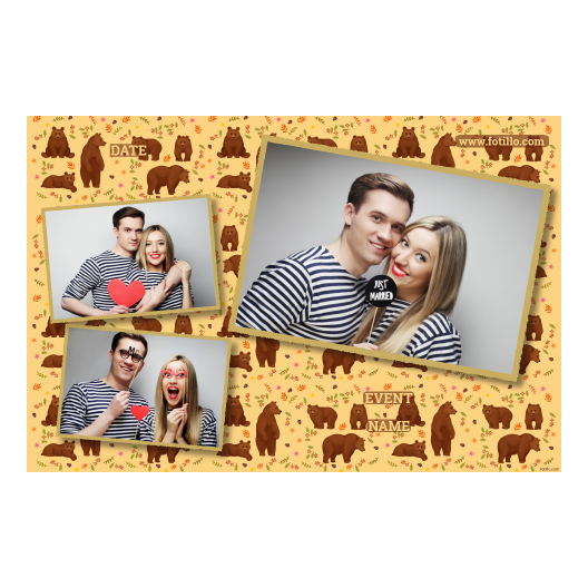 Grizli + niedźwiedzie + 406 złoty z tekstem Grizli + niedźwiedzie + 406 złoty z tekstem