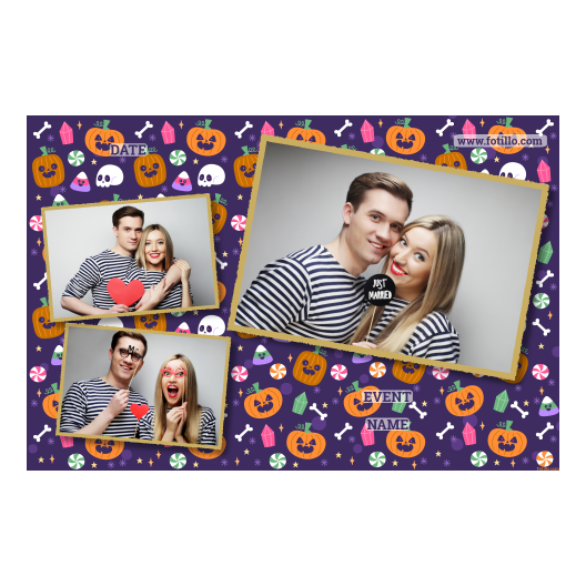 Halloweenowa dynia + kolaż + 406 złoty z tekstem Halloweenowa dynia + kolaż + 406 złoty z tekstem