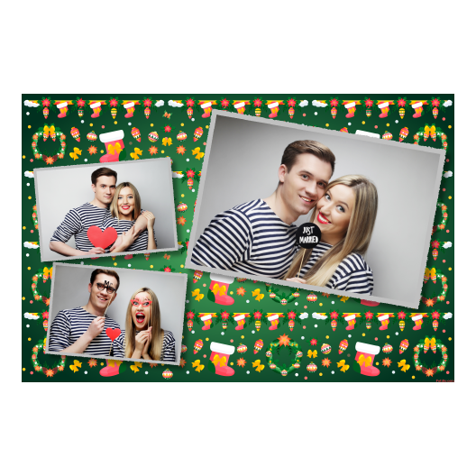 Boże Narodzenie + kwiaty i bombki + 406 Boże Narodzenie + kwiaty i bombki + 406