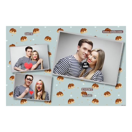 Dzień Budyniu + serca i słodycze + 406 z tekstem Dzień Budyniu + serca i słodycze + 406 z tekstem