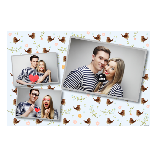 Sparrow Day + flowers + 406 silver Sparrow Day + flowers + 406 silver