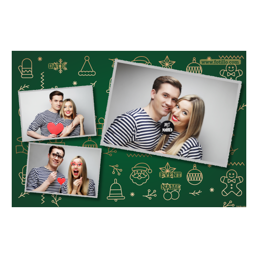 Boże Narodzenie + dekoracje + 406 z tekstem