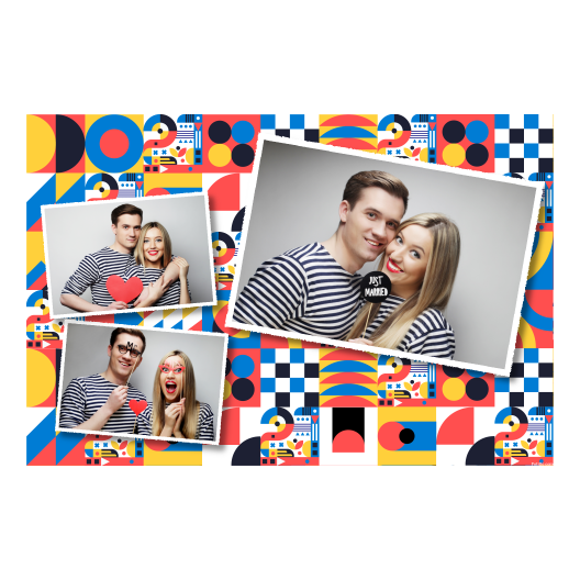 21th Birthday Party + collage + 406 white