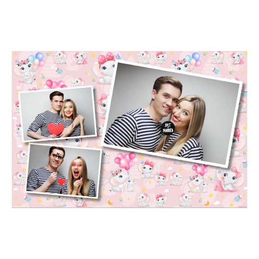 Baby Shower + elephants + 406 white Baby Shower + elephants + 406 white