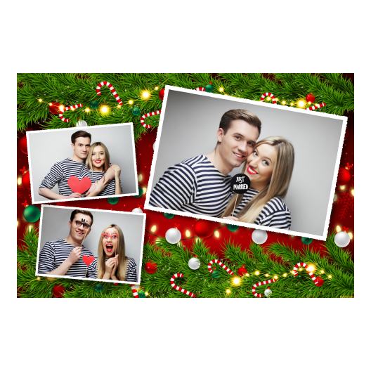 Ozdoby świąteczne + kwiaty i bombki + 406 biały Ozdoby świąteczne + kwiaty i bombki + 406 biały