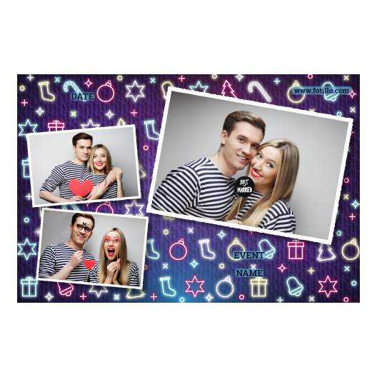 Przyjęcie sylwestrowe + Prezenty, dzwonki, choinka + 406 biały z tekstem Przyjęcie sylwestrowe + Prezenty, dzwonki, choinka + 406 biały z tekstem