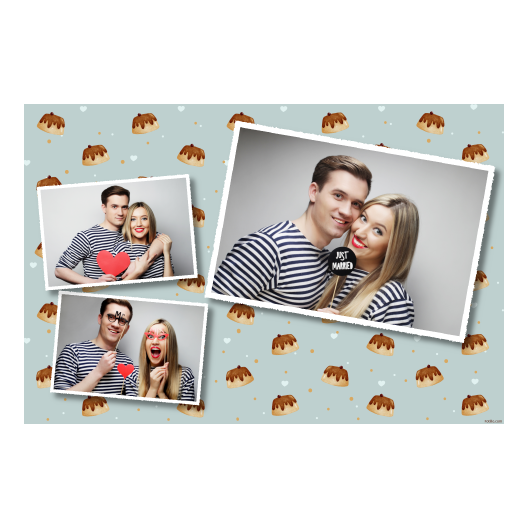 Dzień Budyniu + serca i słodycze + 406 biały Dzień Budyniu + serca i słodycze + 406 biały