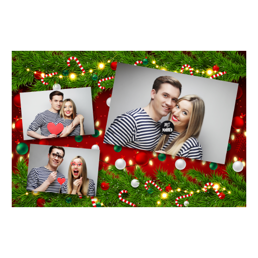 Ozdoby świąteczne + kwiaty i bombki + 406 brak ramki Ozdoby świąteczne + kwiaty i bombki + 406 brak ramki