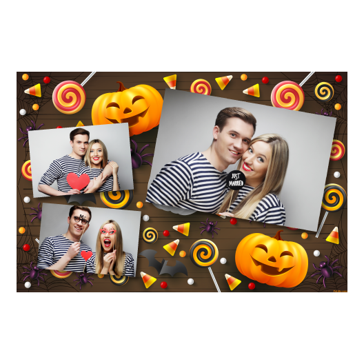 Halloween + pumpkins + 406 no frame