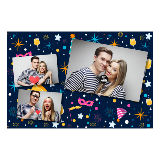 Przyjęcie sylwestrowe + Fajerwerki, gwiazdy + 406 brak ramki Przyjęcie sylwestrowe + Fajerwerki, gwiazdy + 406 brak ramki