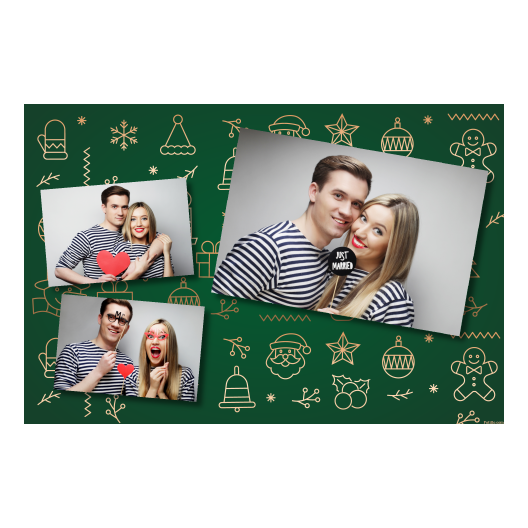 Boże Narodzenie + dekoracje + 406 brak ramki