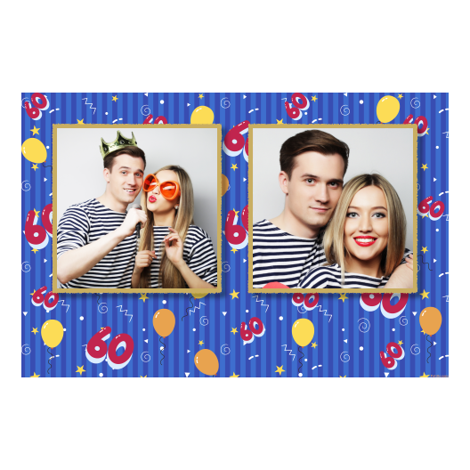 Sześćdziesiątka + balony + 407 złoty Sześćdziesiątka + balony + 407 złoty