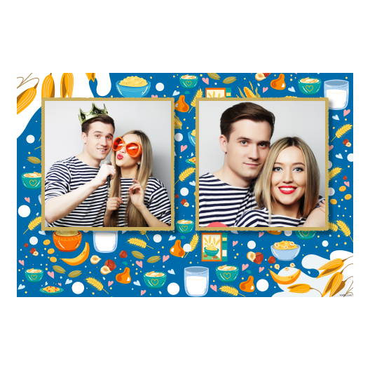 Cereal Day + flakes + model 407 gold Cereal Day + flakes + model 407 gold