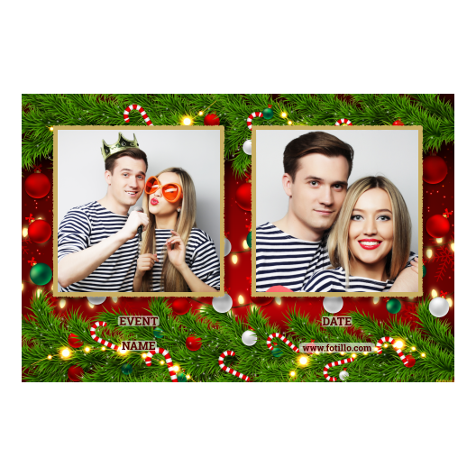 Ozdoby świąteczne + kwiaty i bombki + 407 złoty z tekstem Ozdoby świąteczne + kwiaty i bombki + 407 złoty z tekstem