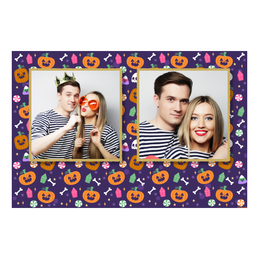 Halloweenowa dynia + kolaż + 407 złoty Halloweenowa dynia + kolaż + 407 złoty