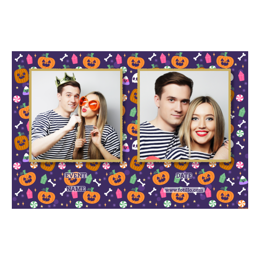 Halloweenowa dynia + kolaż + 407 złoty z tekstem Halloweenowa dynia + kolaż + 407 złoty z tekstem