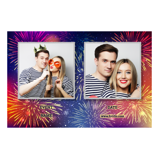 Tło sylwestrowe + fajerwerki + 407 z tekstem Tło sylwestrowe + fajerwerki + 407 z tekstem