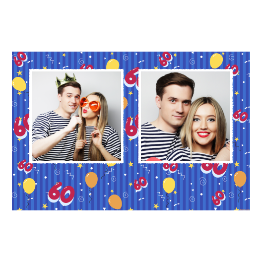 Sześćdziesiątka + balony + 407 biały Sześćdziesiątka + balony + 407 biały