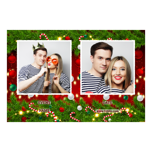 Ozdoby świąteczne + kwiaty i bombki + 407 biały z tekstem Ozdoby świąteczne + kwiaty i bombki + 407 biały z tekstem