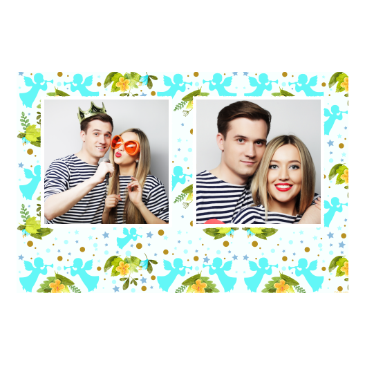 Pierwsza Komunia Święta + Kwiaty, anioły + 407 biały Pierwsza Komunia Święta + Kwiaty, anioły + 407 biały