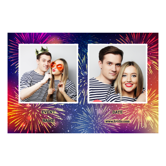 Tło sylwestrowe + fajerwerki + 407 biały z tekstem Tło sylwestrowe + fajerwerki + 407 biały z tekstem