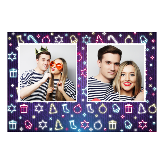 Przyjęcie sylwestrowe + Prezenty, dzwonki, choinka + 407 biały