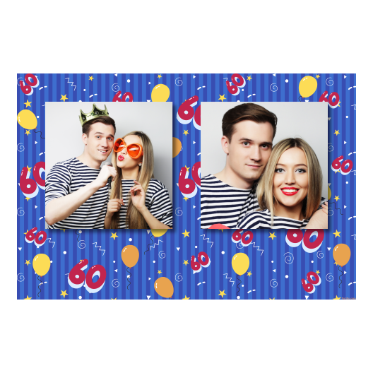 Sześćdziesiątka + balony + 407 brak ramki Sześćdziesiątka + balony + 407 brak ramki
