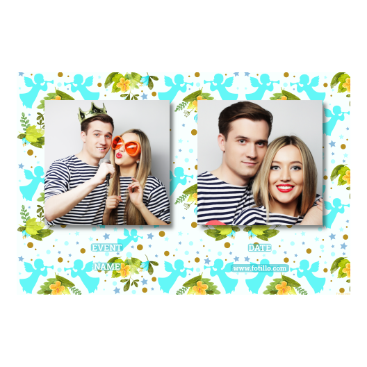 Pierwsza Komunia Święta + Kwiaty, anioły + 407 brak ramki z tekstem Pierwsza Komunia Święta + Kwiaty, anioły + 407 brak ramki z tekstem