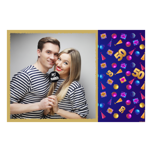 Pięćdziesiątka + balony i prezenty + 408 złoty