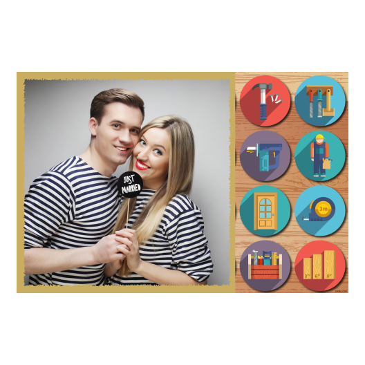 Carpenter's Day + collage + 408 gold Carpenter's Day + collage + 408 gold